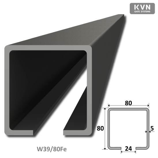 C-profil 80x80x5 Fe