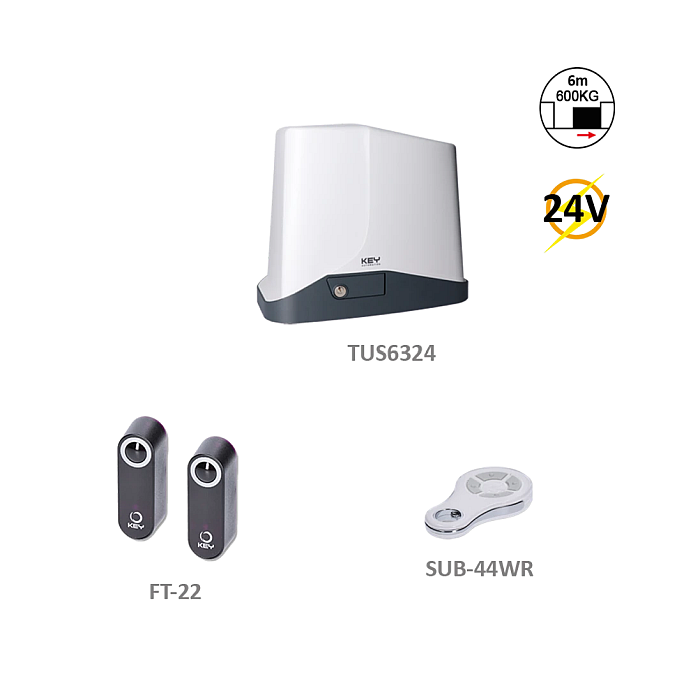 Key Turbo S600 - sada pre posuvnú bránu do 600kg
