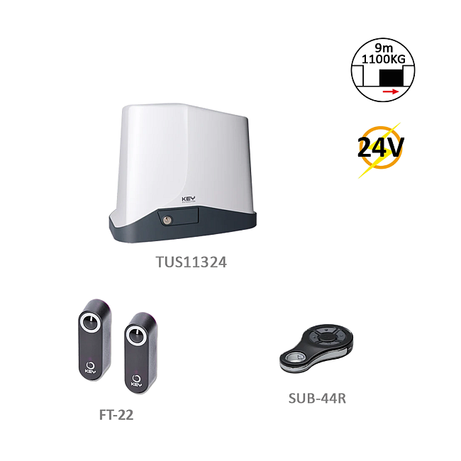 Key Turbo S1100 - sada pre posuvnú bránu do 1100kg