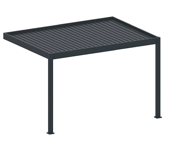 Pergola bioklimatická 3x4 na stenu