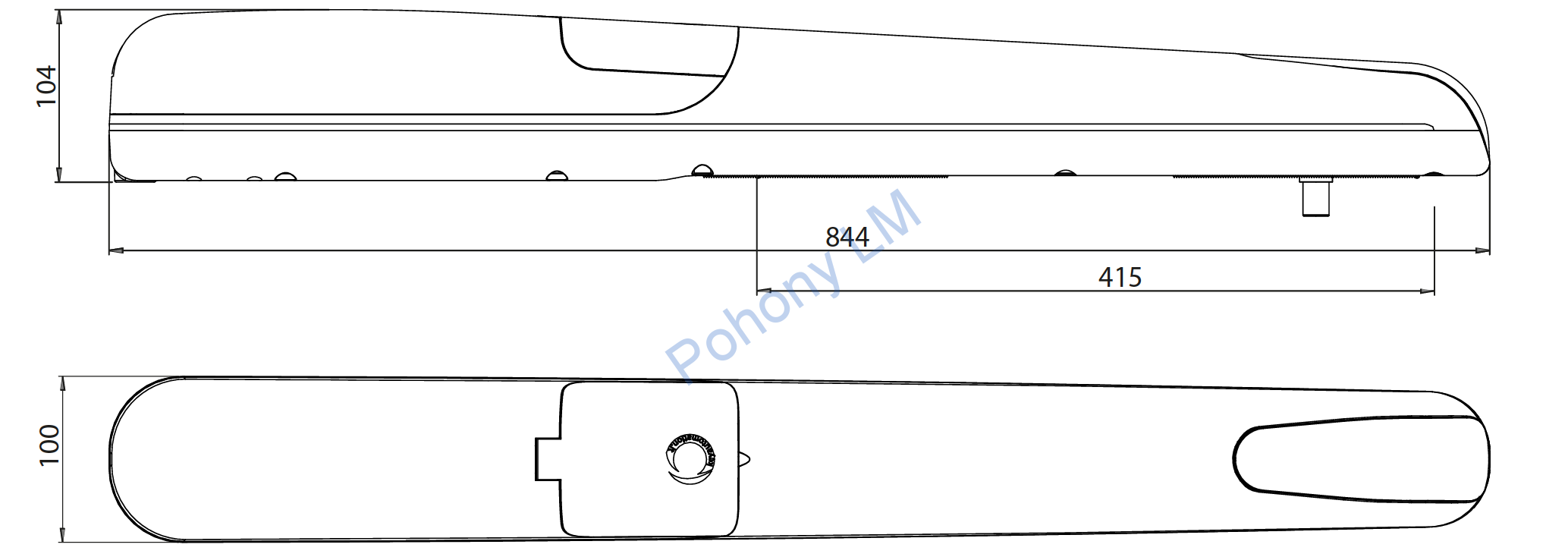 Key Ray 2524 - kompletná sada do šírky prejazdu 5m